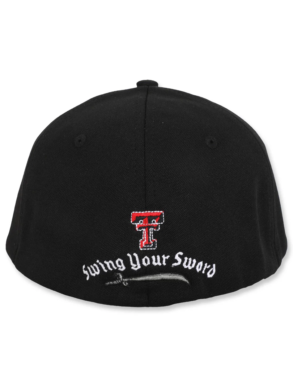 Texas Tech Dark Horse "As Worn In Leach Era" Black OSFA Cap - Image 2
