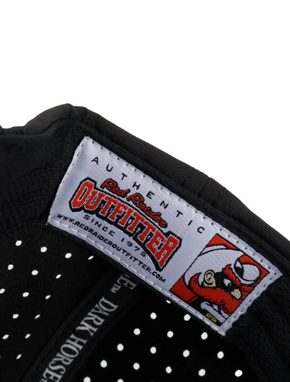 Texas Tech Dark Horse "Oil Co." Black Corduroy Snapback Cap - Image 5