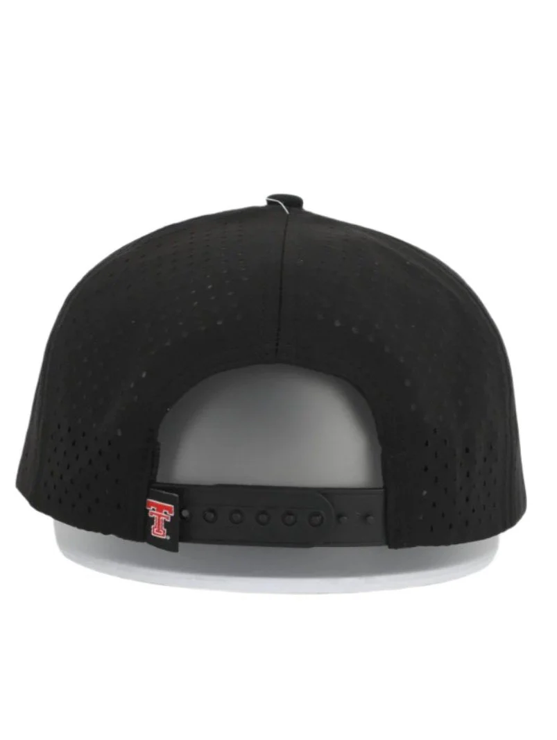Texas Tech Dark Horse RP "Throwback Jack" PVC Black Sport Snapback Cap - Image 3