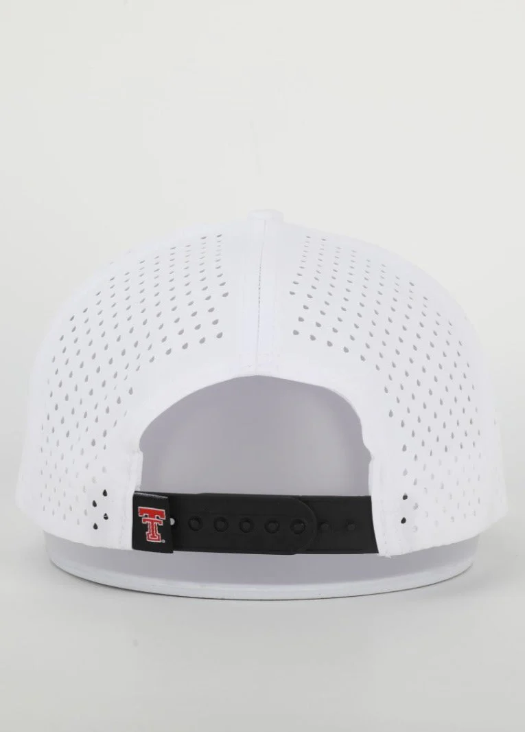 Texas Tech Dark Horse RP "Throwback Jack" PVC White Sport Snapback Cap - Image 3