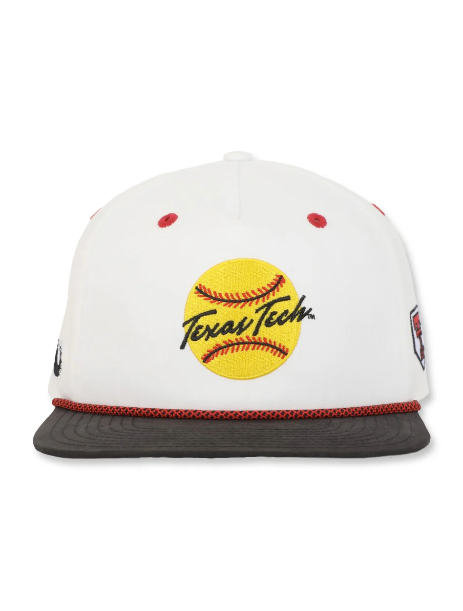 Texas Tech Dark Horse Softball Cotton Cord Snapback Cap - Image 2