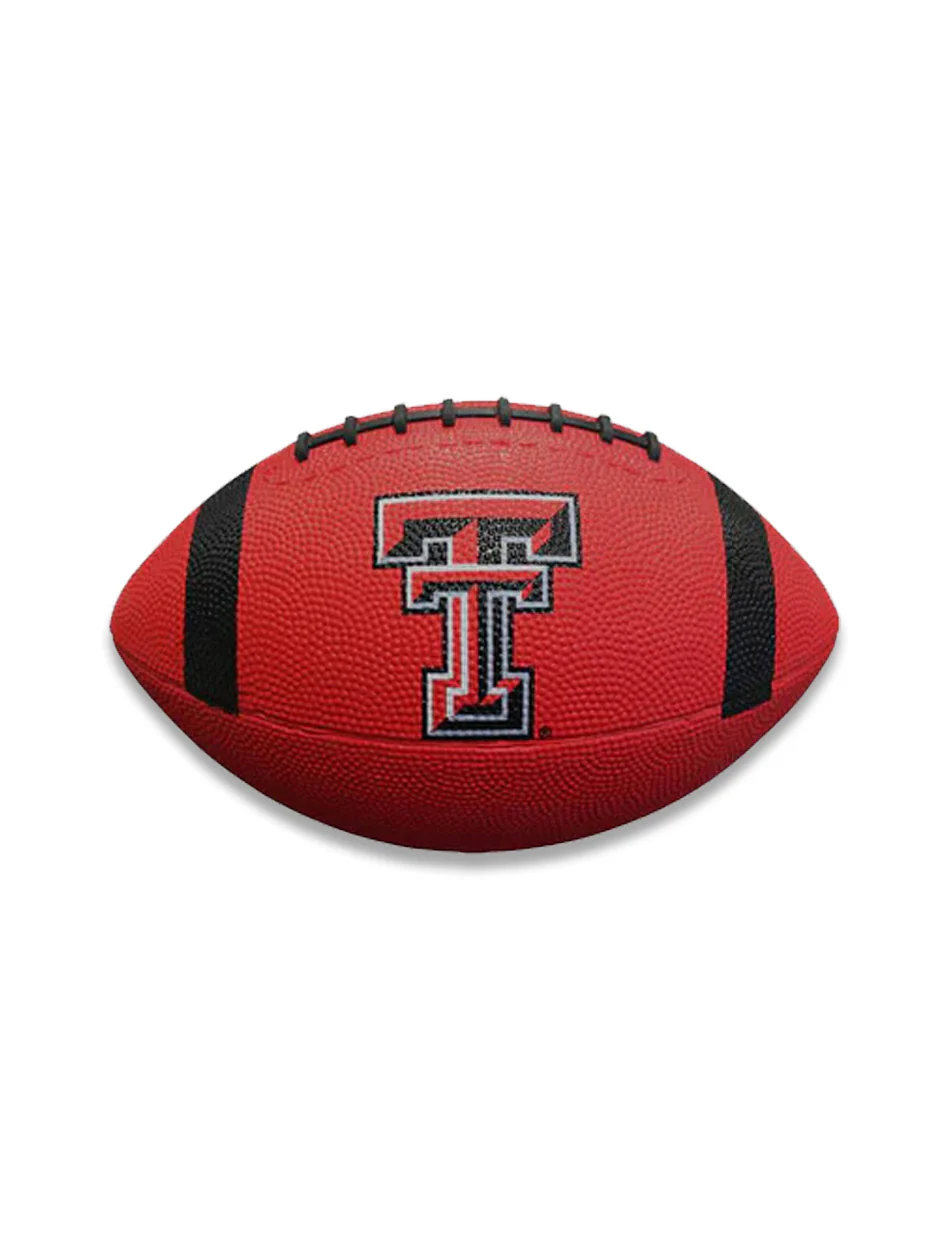 Texas Tech Double T 8.5" Mini RUBBER Football