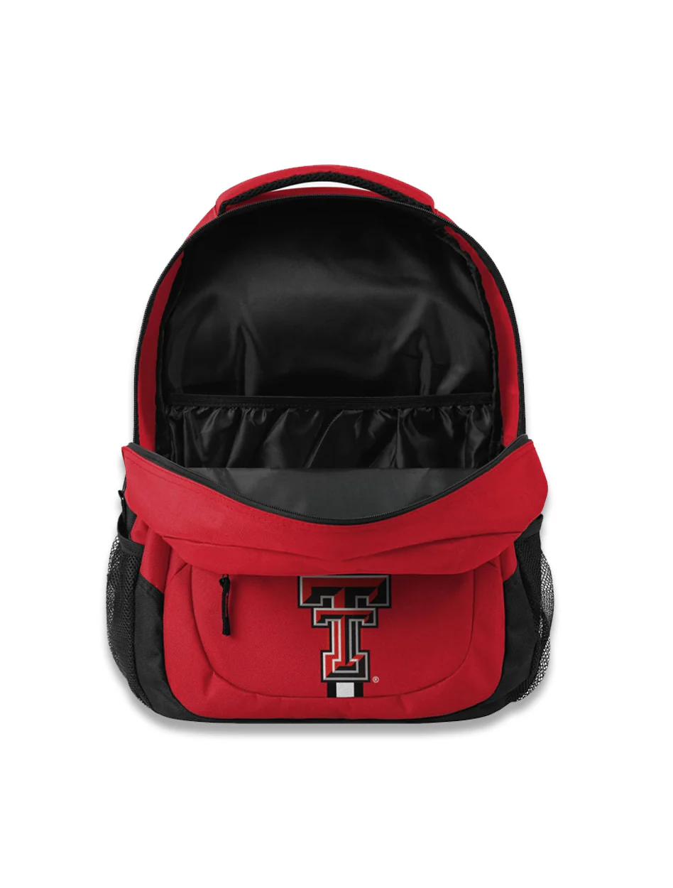 Texas Tech Double T "Action" School Color Blocked Backpack - Image 3