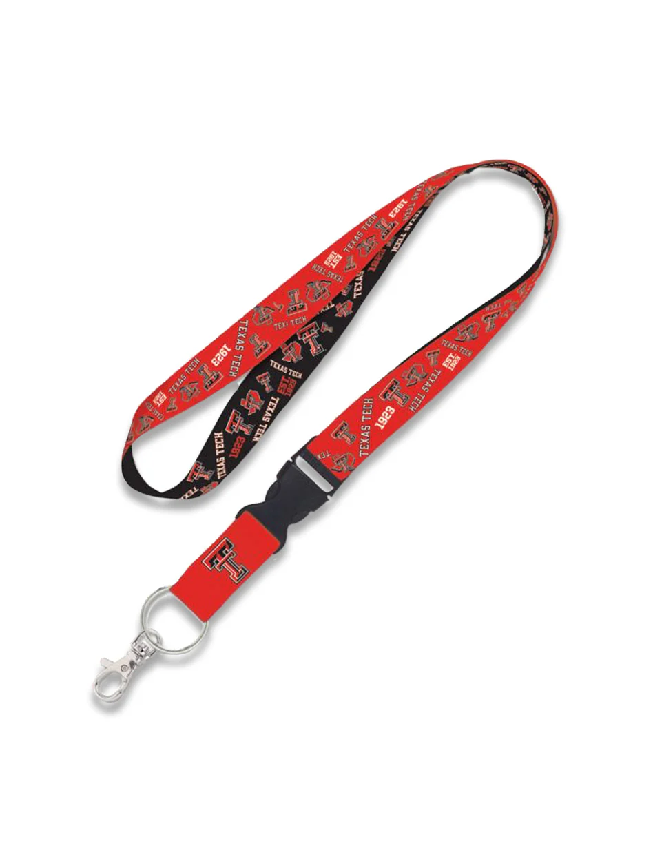 Texas Tech Double T and Pride Double Sided Lanyard
