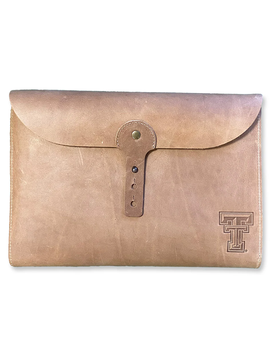 Texas Tech Holtz Double T "Artisan" Fine Leather A4 Moleskine Journal, Diary, Hard Cover Notebook, Sketchbook - Image 3