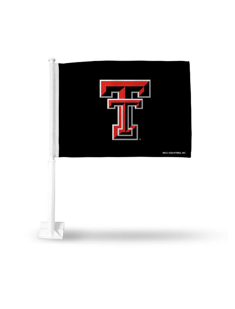 Texas Tech Double T  Car Flag