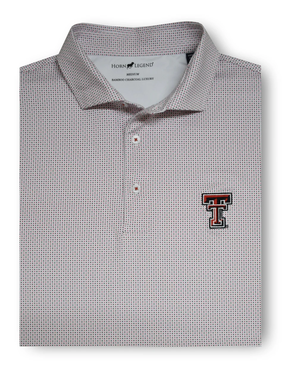 Texas Tech Double T "Checkers" Varsity Tailgate Men's Polo - Image 2
