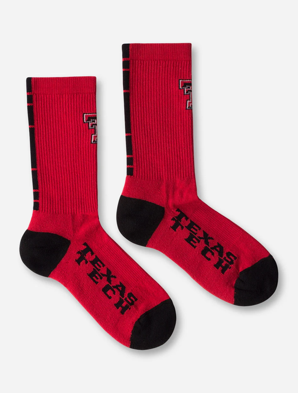 Texas Tech Double T Crew Socks - Image 2