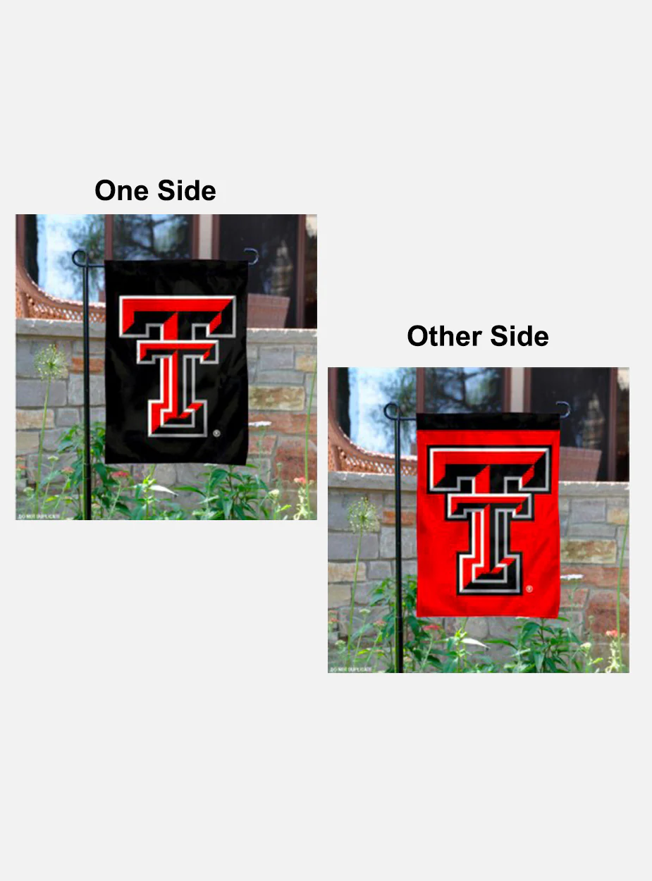 Texas Tech Double T Double Sided 13" x 18" Garden Banner