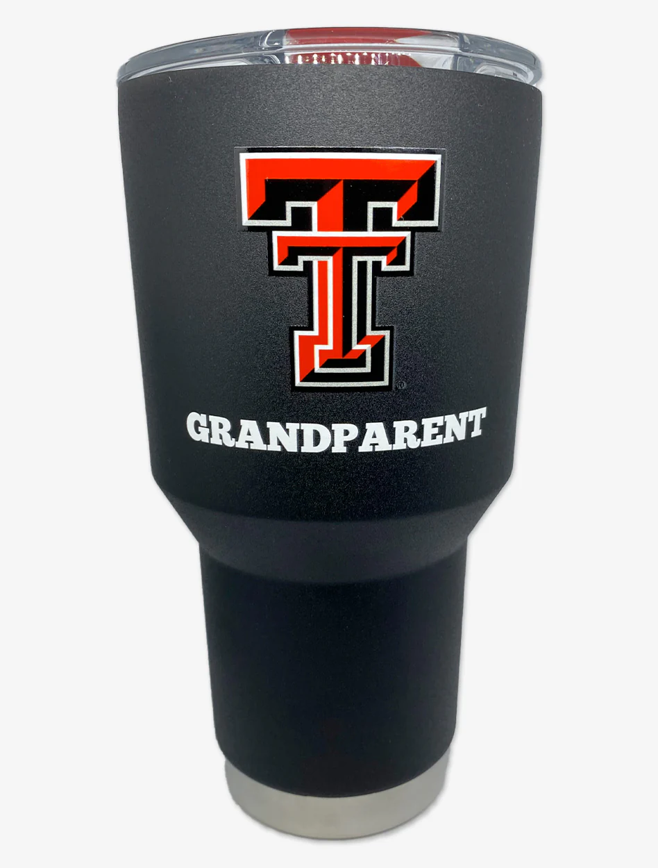 Texas Tech Double T Grandparent Double Walled 30oz Travel Tumbler
