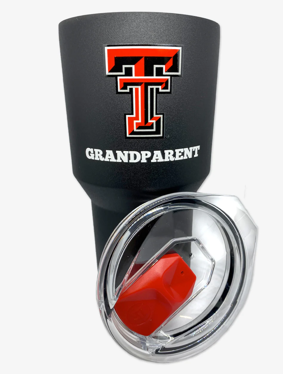 Texas Tech Double T Grandparent Double Walled 30oz Travel Tumbler - Image 2