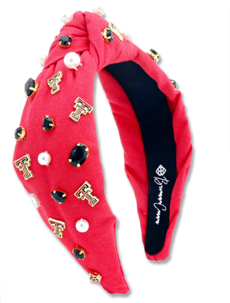 Texas Tech Double T Jeweled Headband