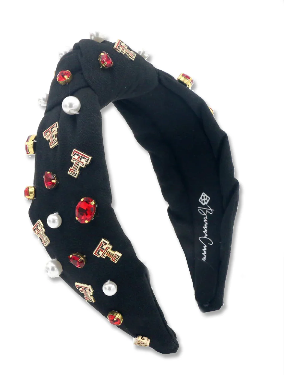 Texas Tech Double T Jeweled Headband - Image 2