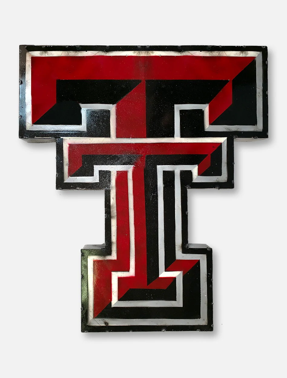 Texas Tech Double T Metal Wall Decor