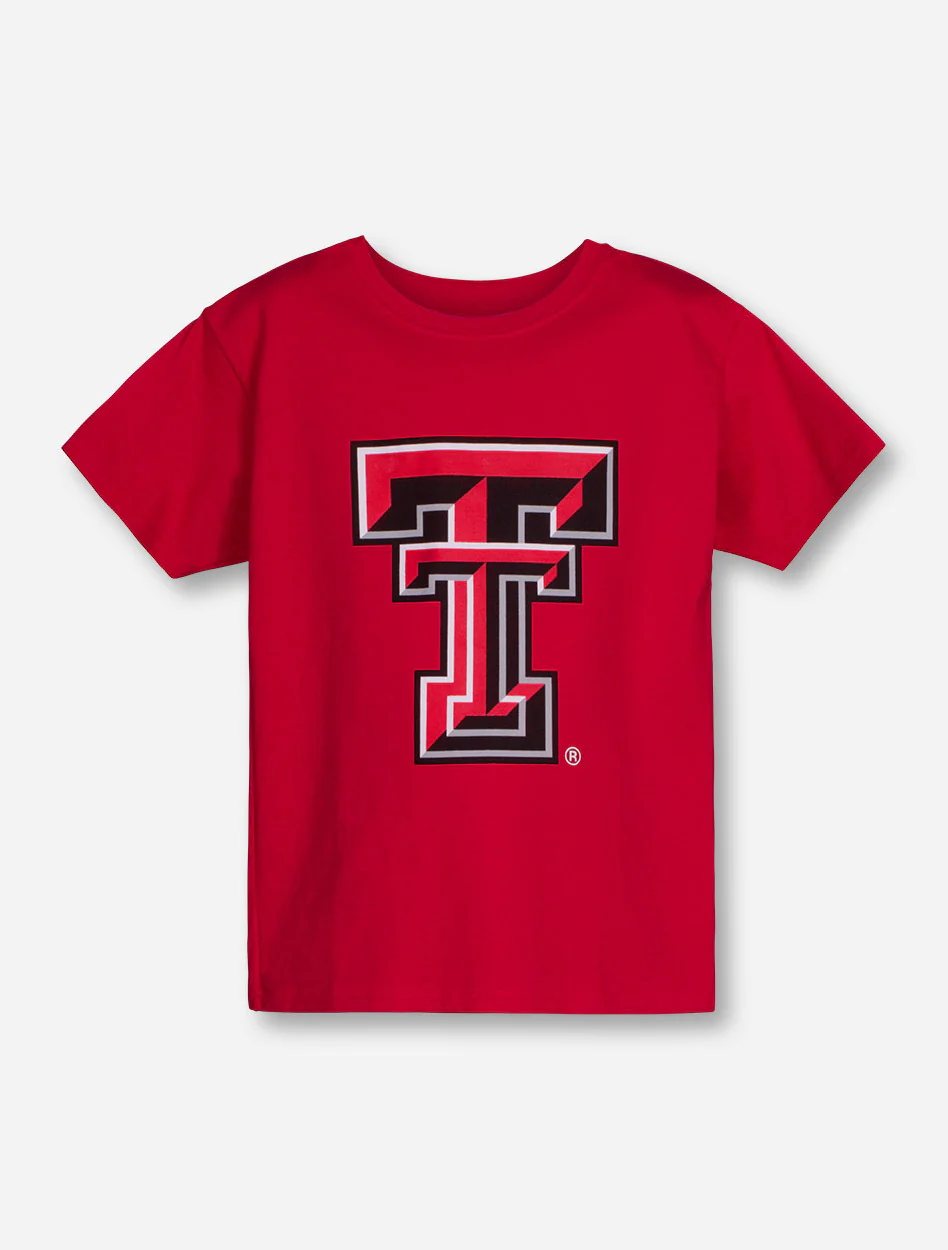Texas Tech Double T on YOUTH T-Shirt - Image 3