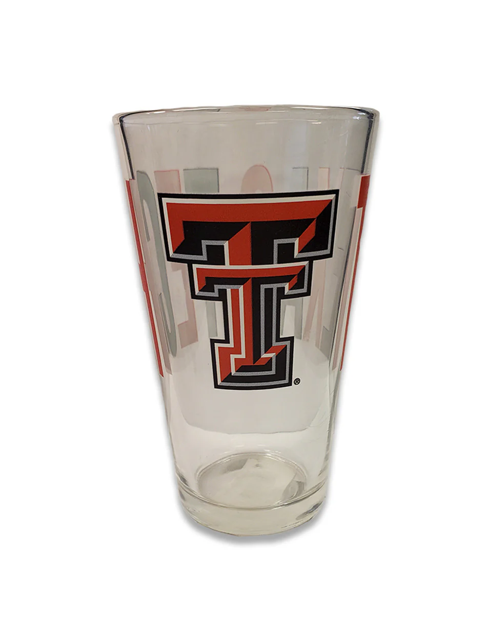 Texas Tech Double T "Overtime" Pint Glass - Image 3