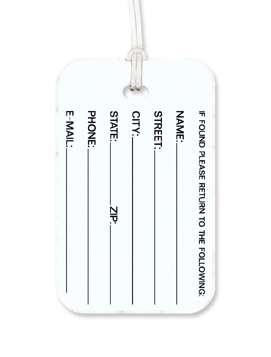 Texas Tech Double T Red Luggage Tag - Image 2