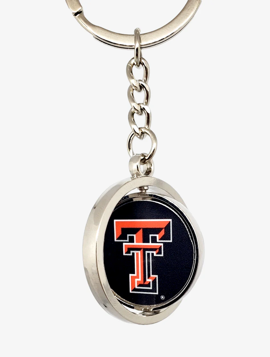 Texas Tech Double T "Spinner Keychain" - Image 2