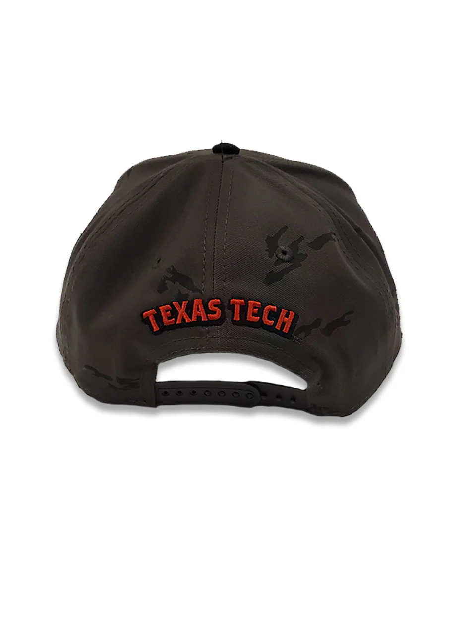 Texas Tech Double T "Stars and Stripes" OHT Flatbill Snapback Cap - Image 2