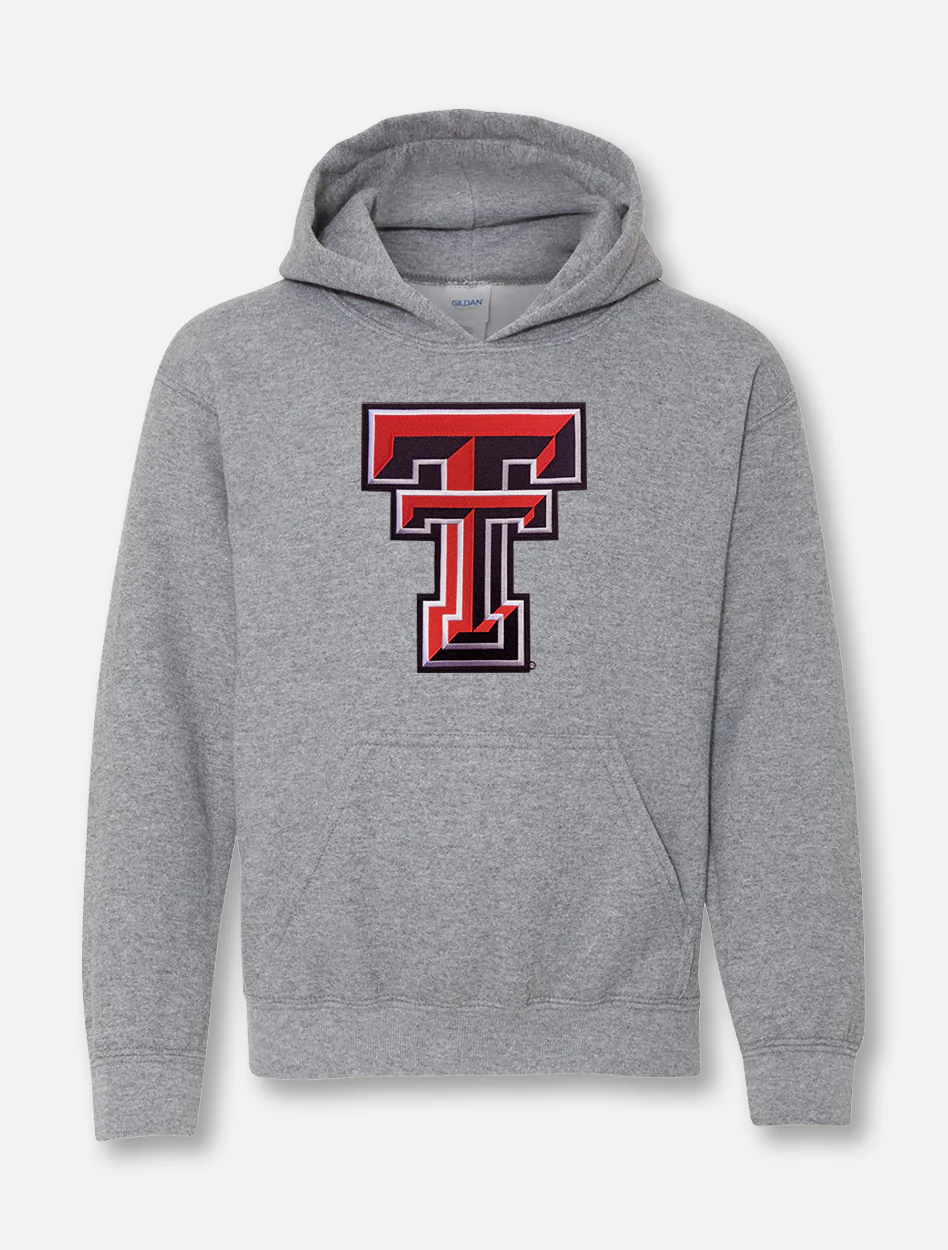 Texas Tech Double T Twill YOUTH Hoodie - Image 5