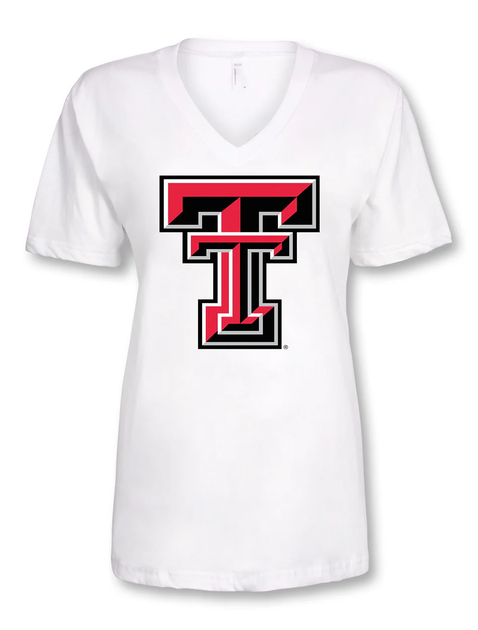 Texas Tech Double T V-Neck T-Shirt - Image 5