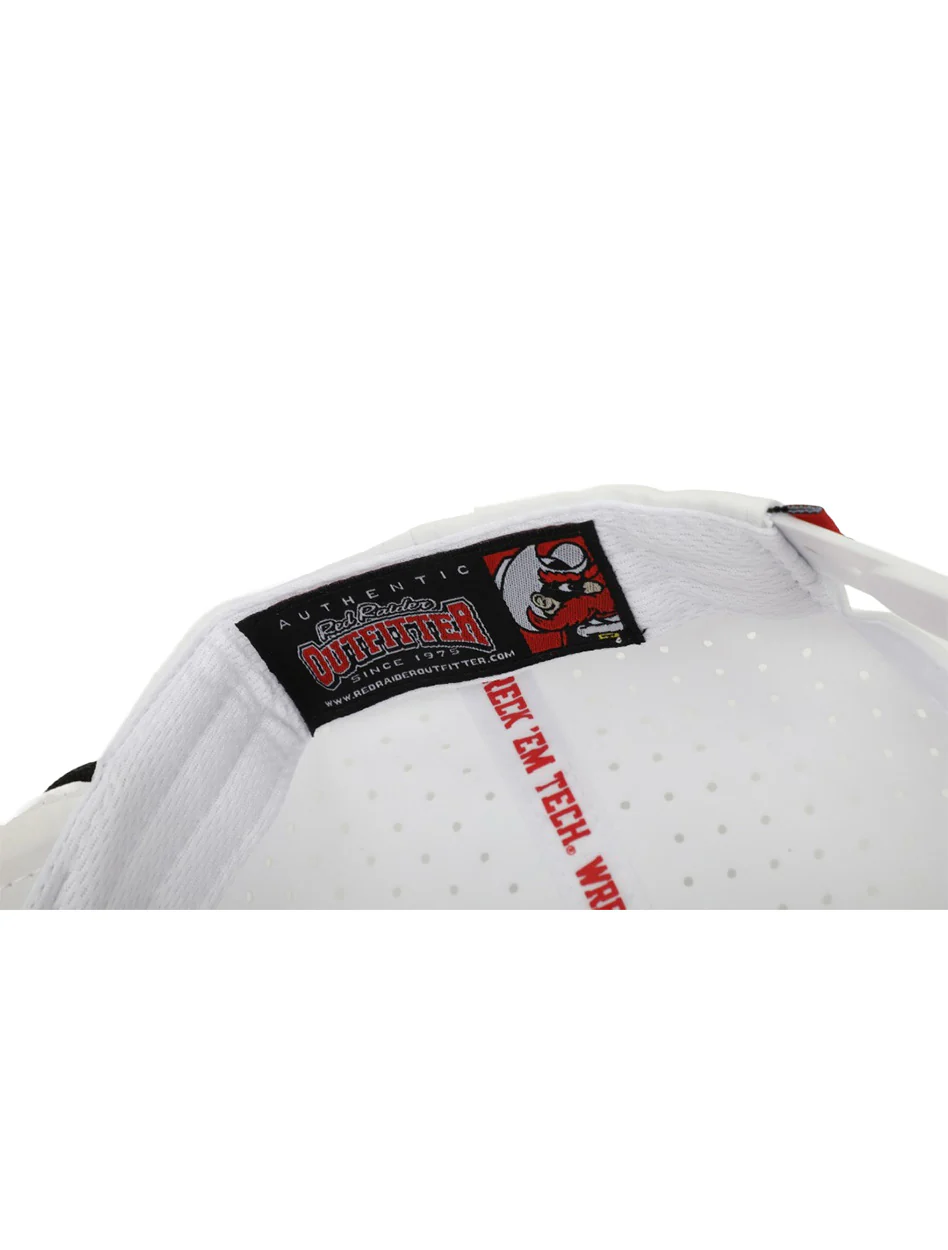 Dark Horse Texas Tech "Double T" White Corded Sport Snapback Cap - Image 4