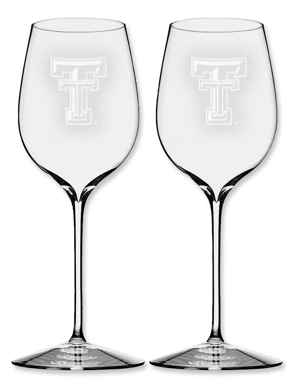 Waterford Texas Tech Elegance Pinot Noir Wine Glasses