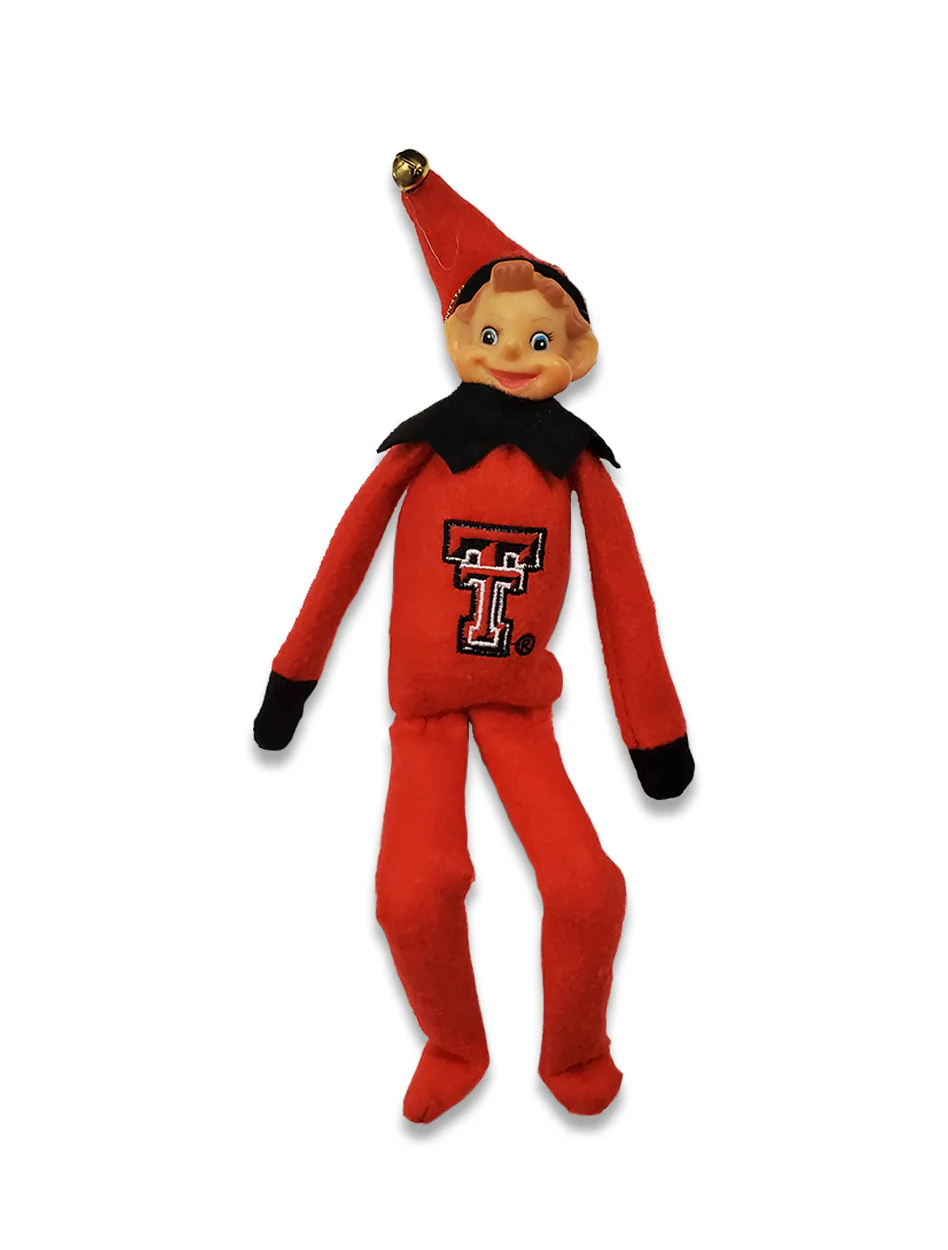 Texas Tech Elf Decor