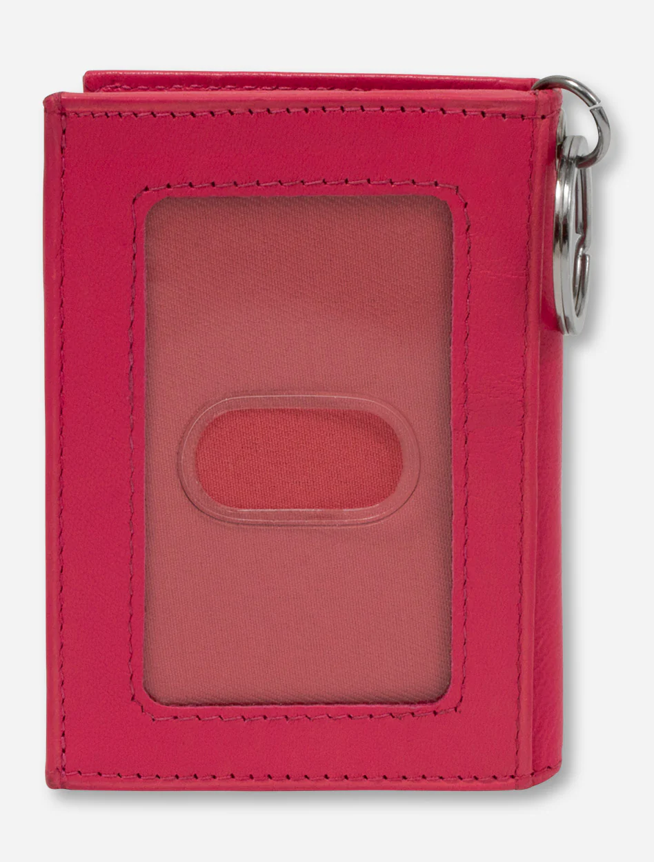 Texas Tech Embossed Double T on Leather ID Holder - Image 15