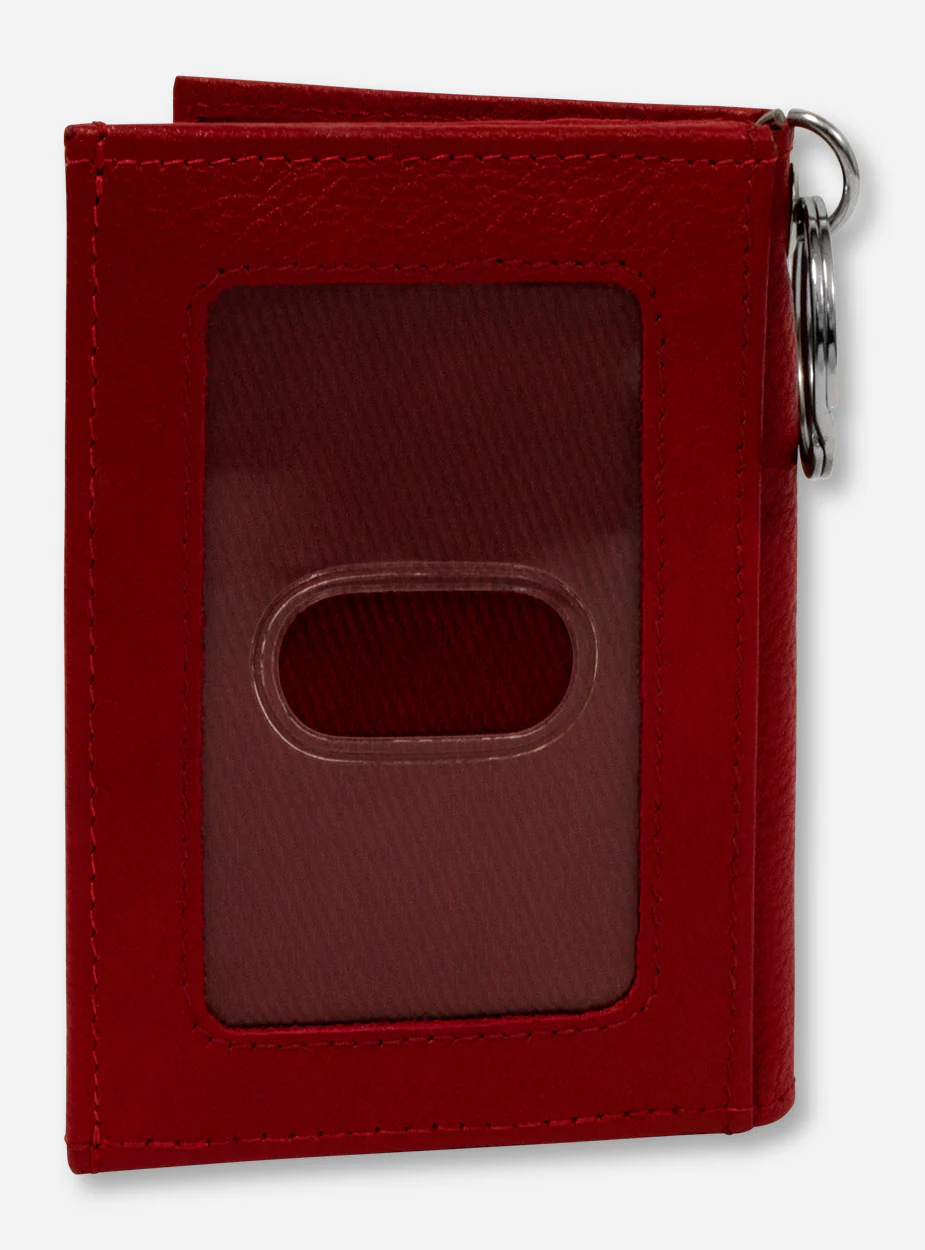 Texas Tech Embossed Double T on Leather ID Holder - Image 18