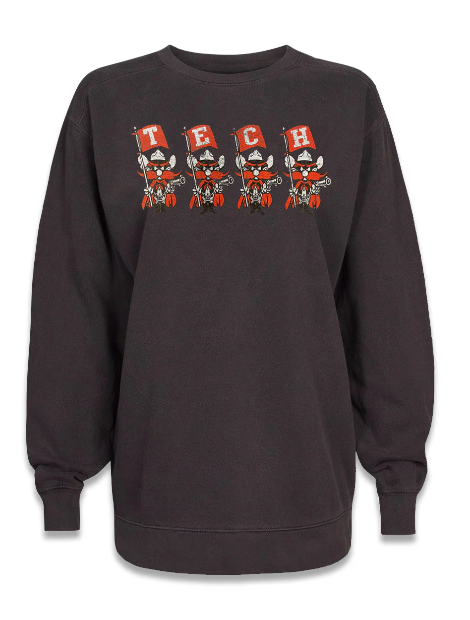 Texas Tech "Flag Squad" Crew Sweatshirt