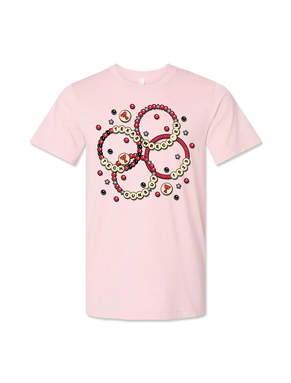 Texas Tech "FriendSwift Bracelet" YOUTH Short Sleeve T-Shirt