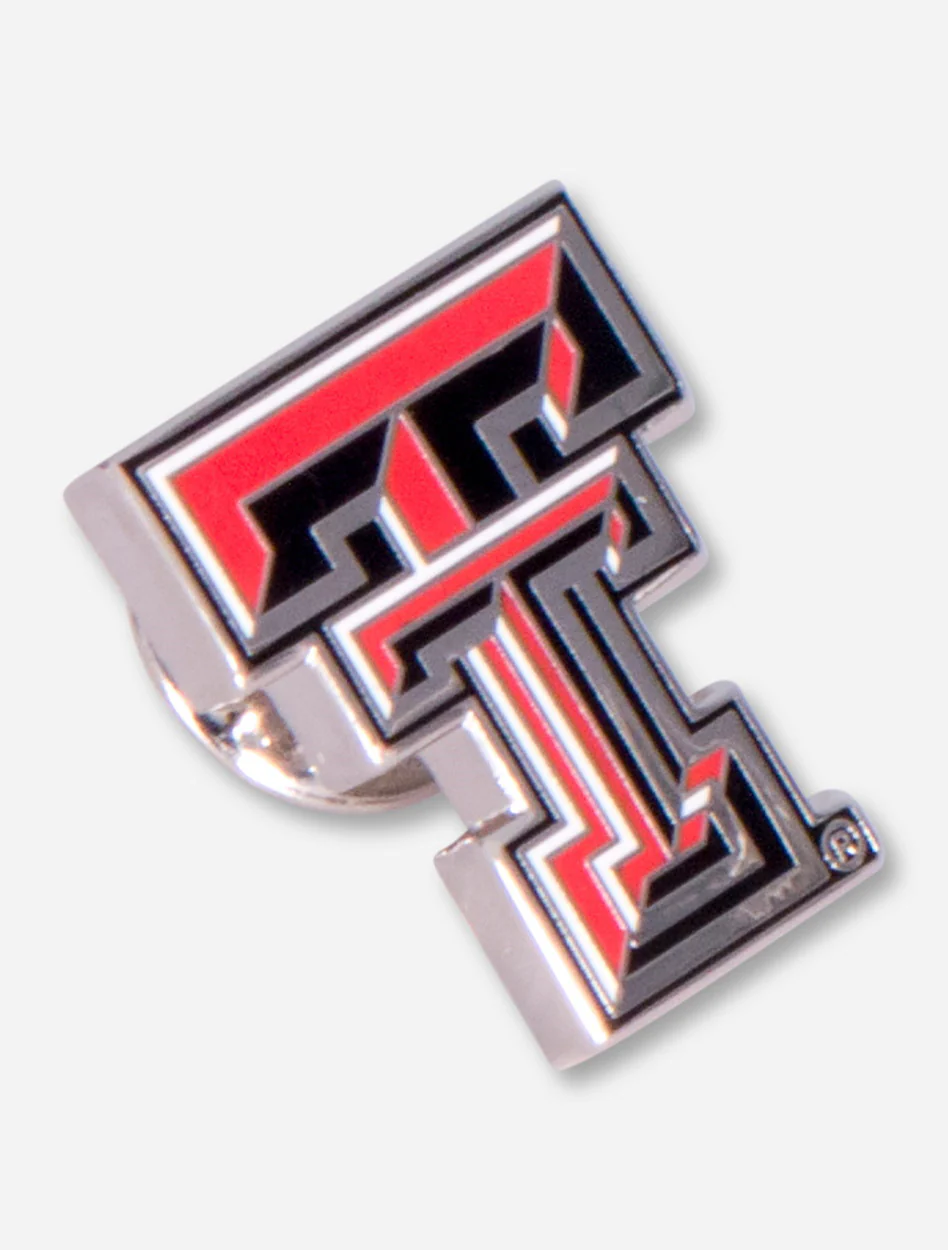Texas Tech Full Color Double T Lapel Pin - Image 3