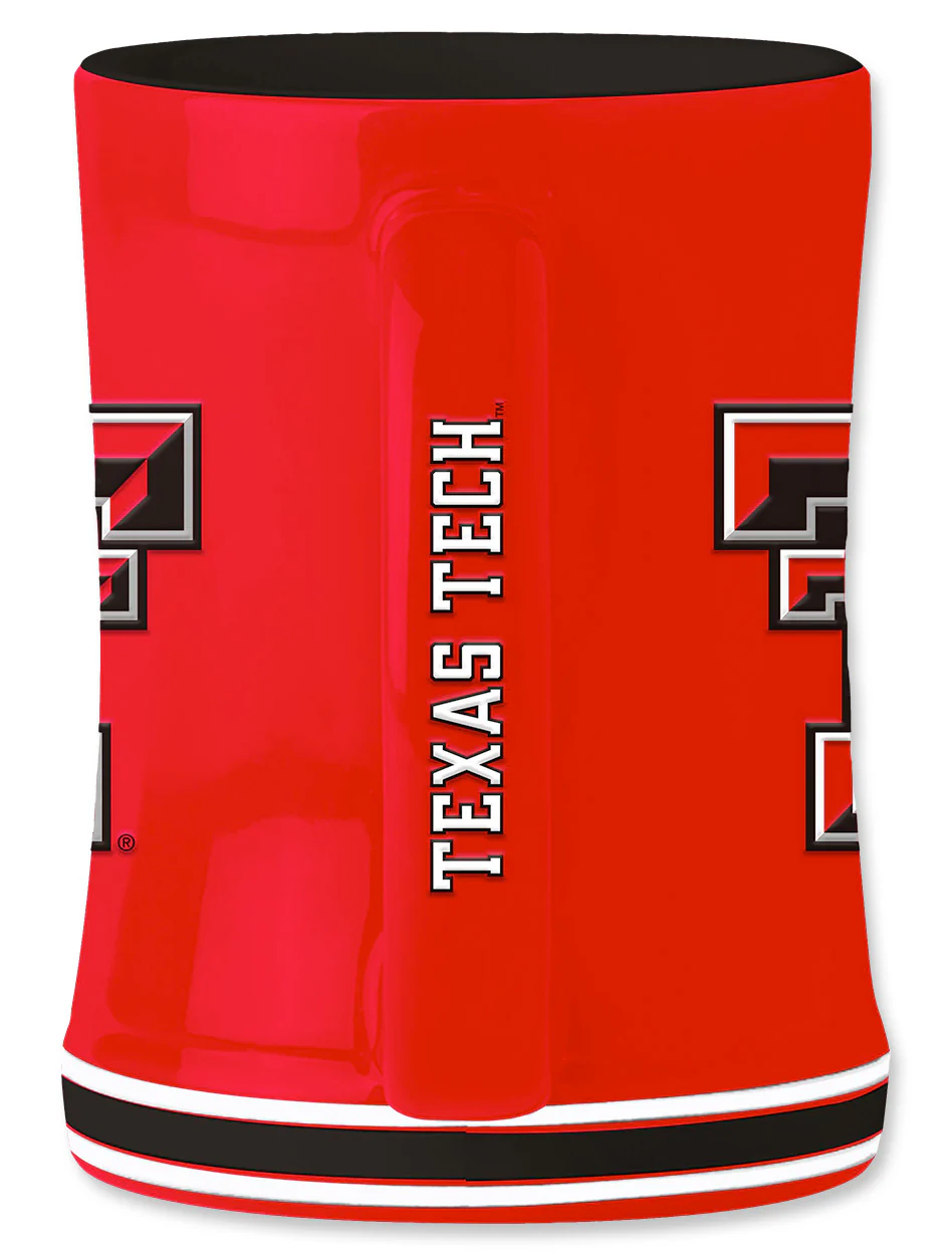Texas Tech Full Color Double T "Relief" Curved Coffee Mug - Image 2
