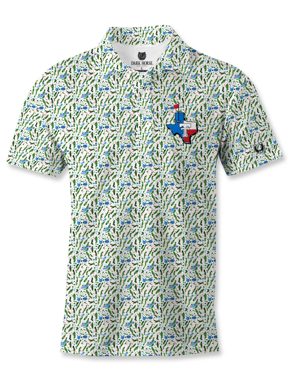 Texas Tech Golf Dark Horse "The Rawls Course" Premium Polo
