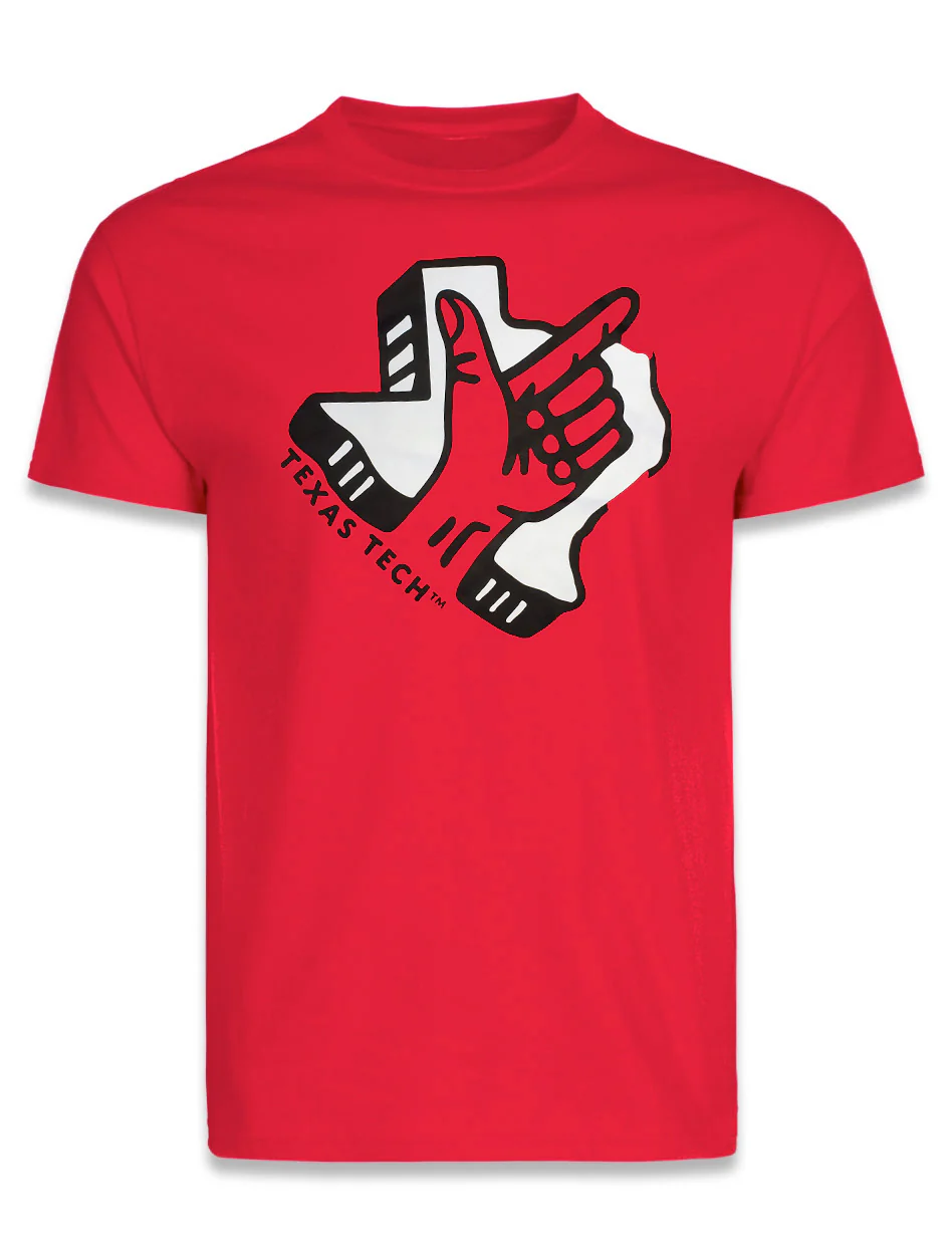 Texas Tech "Guns Up 3D" Short Sleeve T-shirt