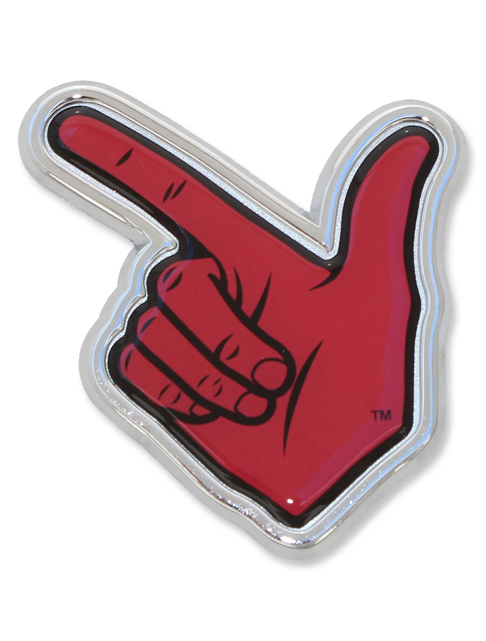 Texas Tech Guns Up Hand Car Emblem