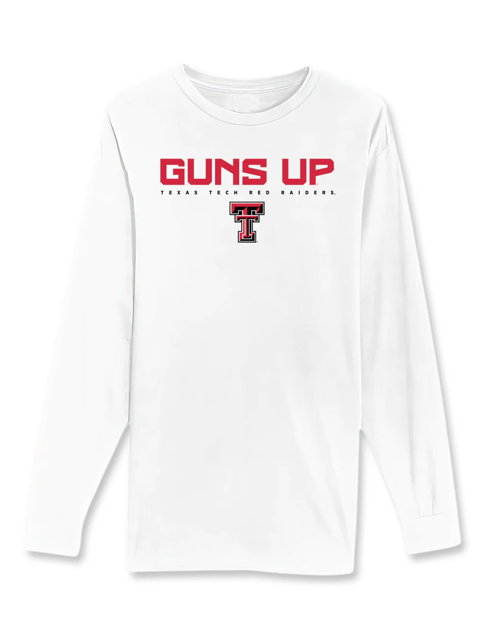 Texas Tech "Guns Up Rally Call" Cotton Long Sleeve T-Shirt - Image 2