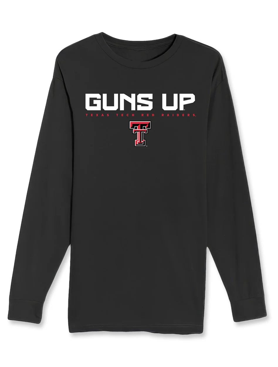 Texas Tech "Guns Up Rally Call" Cotton Long Sleeve T-Shirt - Image 3