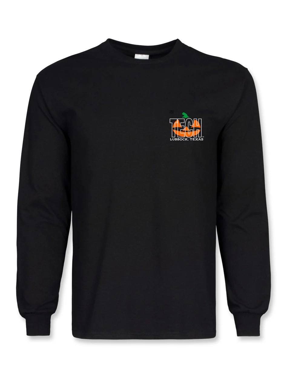 Texas Tech "Halloween Tech Block" Long Sleeve T-Shirt - Image 2