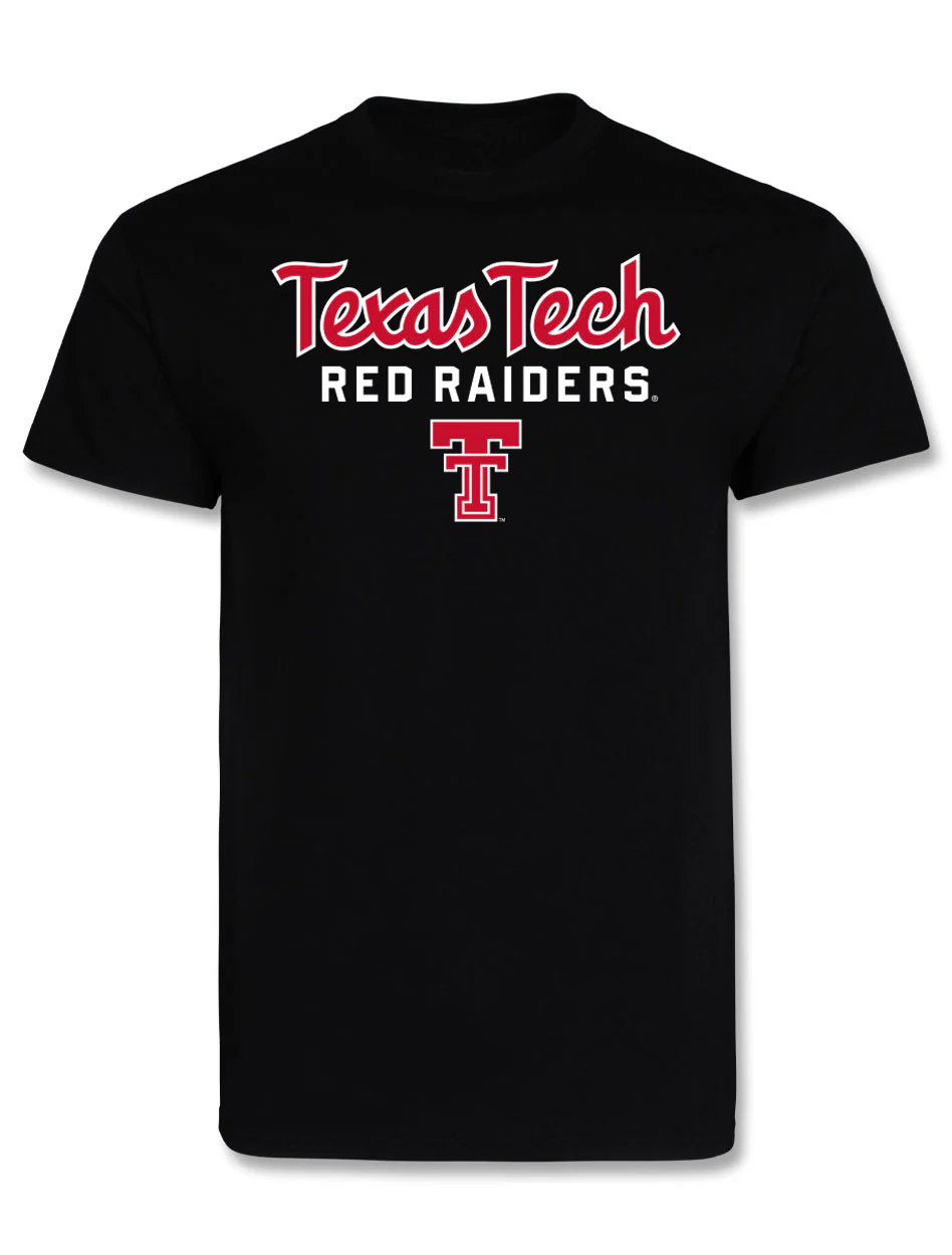 Texas Tech "Heritage Script Over Double T" Short Sleeve T-Shirt
