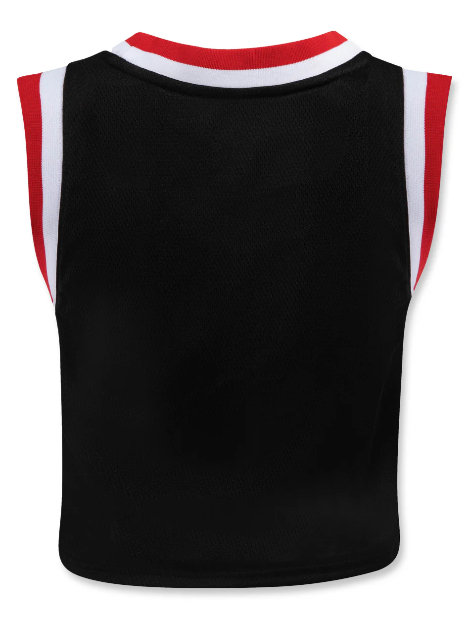 Texas Tech Hype & Vice Cropped Basketball Jersey - Image 3
