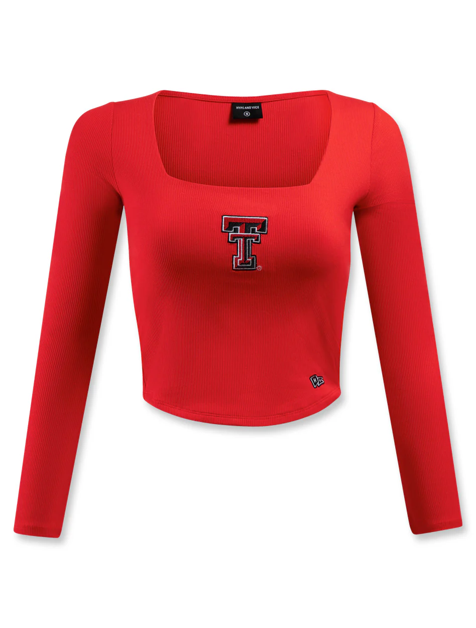 Texas Tech Hype & Vice Megan Square Top - Image 3