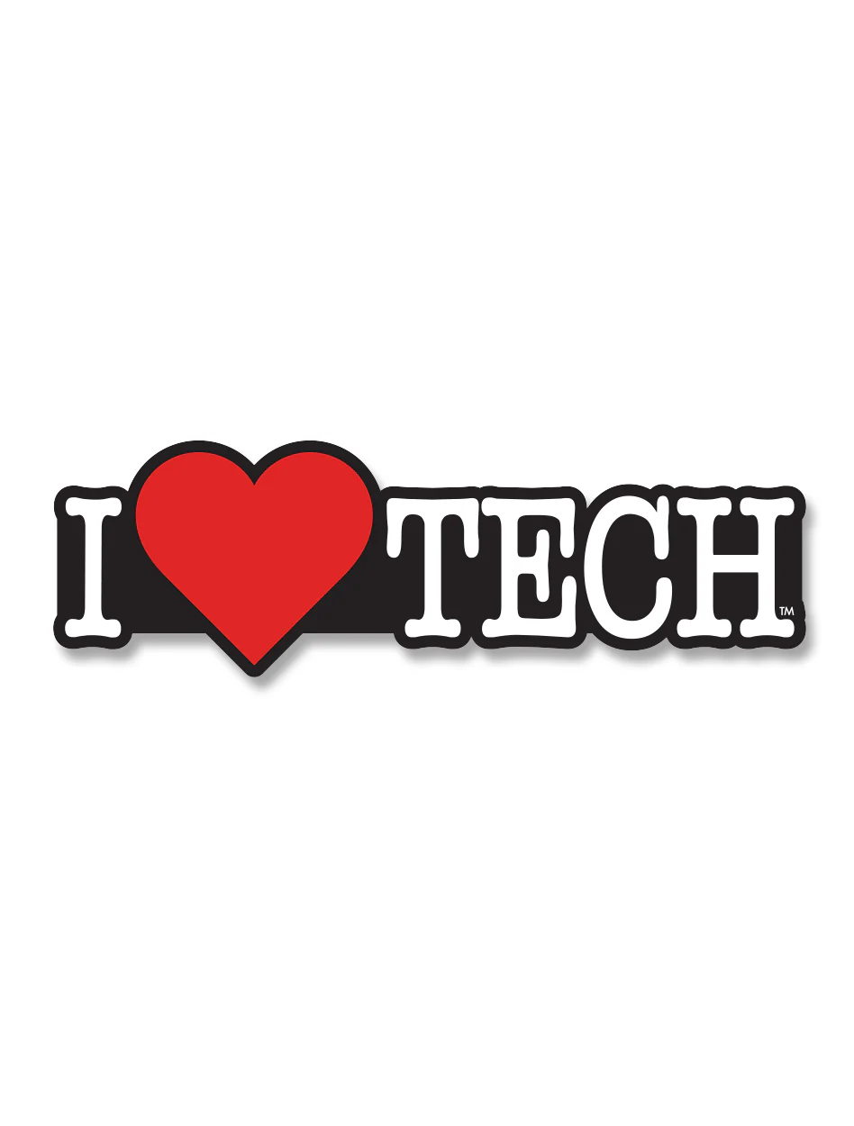 Texas Tech "I Heart Tech" Acrylic Magnet