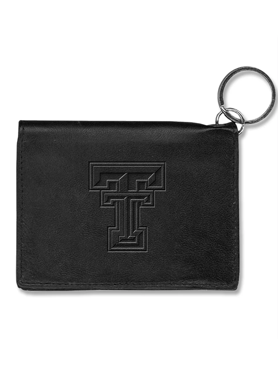 Texas Tech Leather "Snap" ID holder