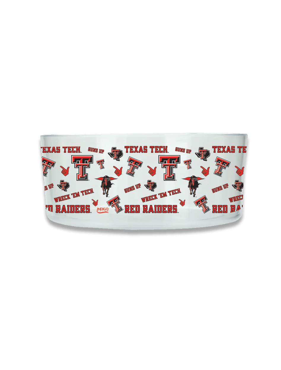 Texas Tech "Medley of Logos" Single-Walled Bowl