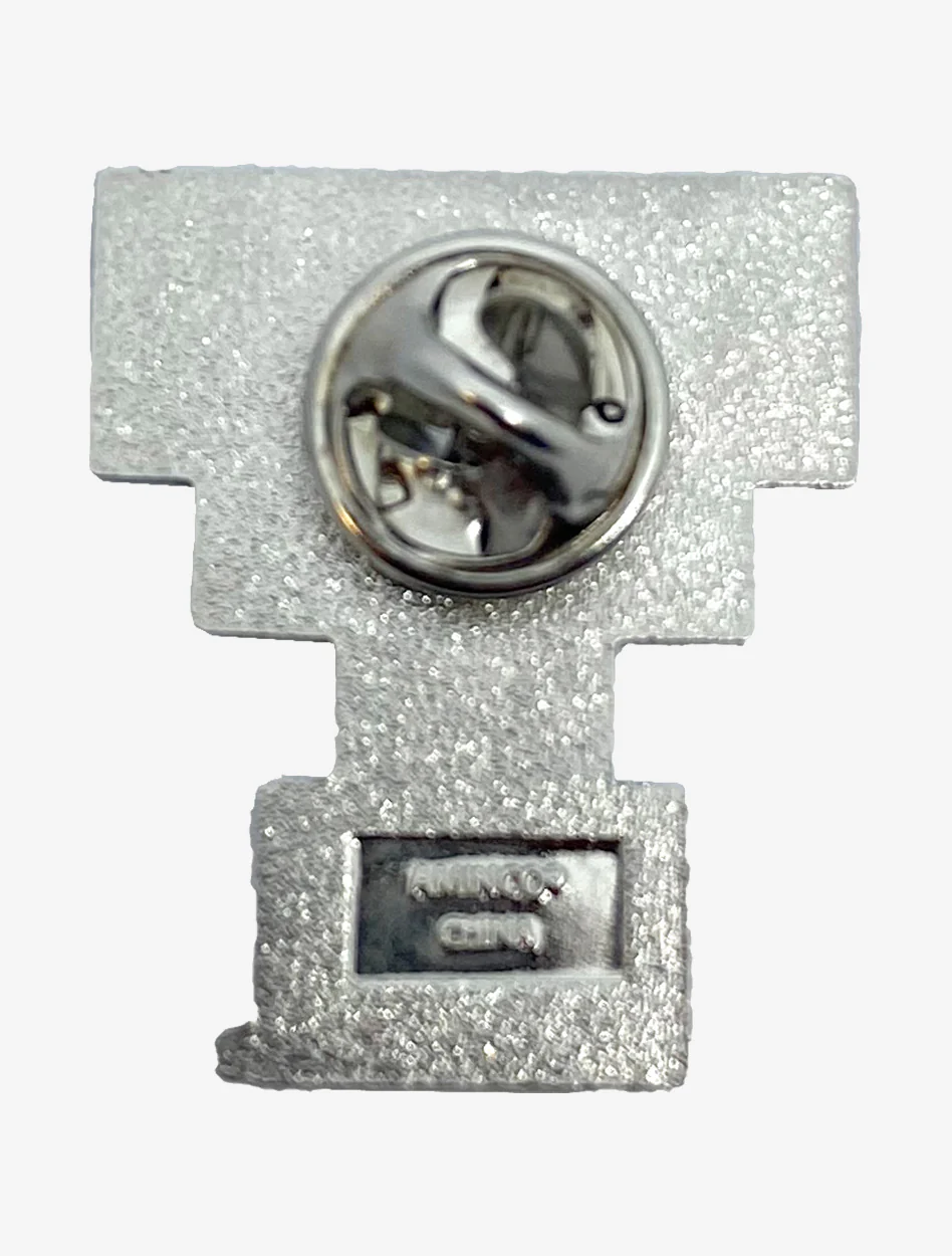 Texas Tech Mirror Finish Double T Lapel Pin - Image 2