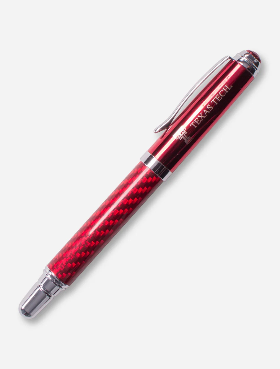 Texas Tech on Capped Carbon Fiber Pen - Image 2