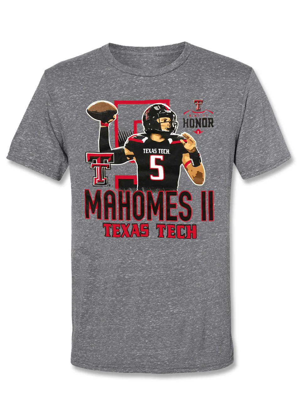 Texas Tech Mahomes "Always Attack" Ring Of Honor T-shirt