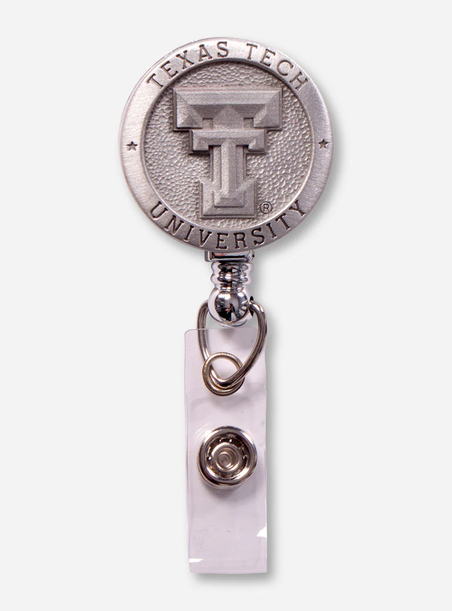 Texas Tech Pewter Badge Reel